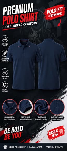 সুপার প্রিমিয়াম পলো t-shirt  thumbnail 1